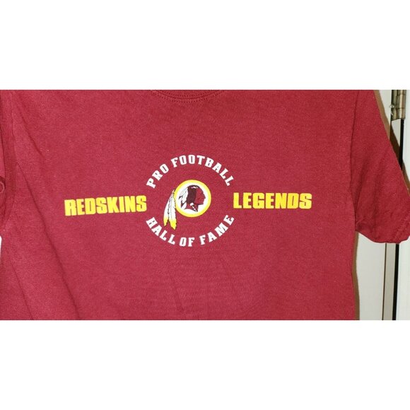 Pro Football Hall Of Fame WASHINGTON REDSKINS adult SMALL tee shirt - Picture 2 of 8